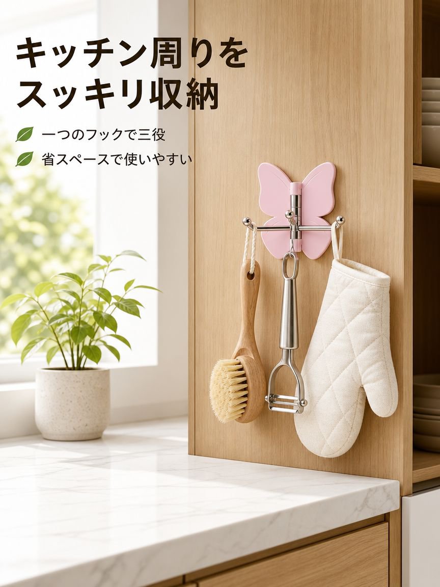 耐荷重性に優れた壁掛けフック
