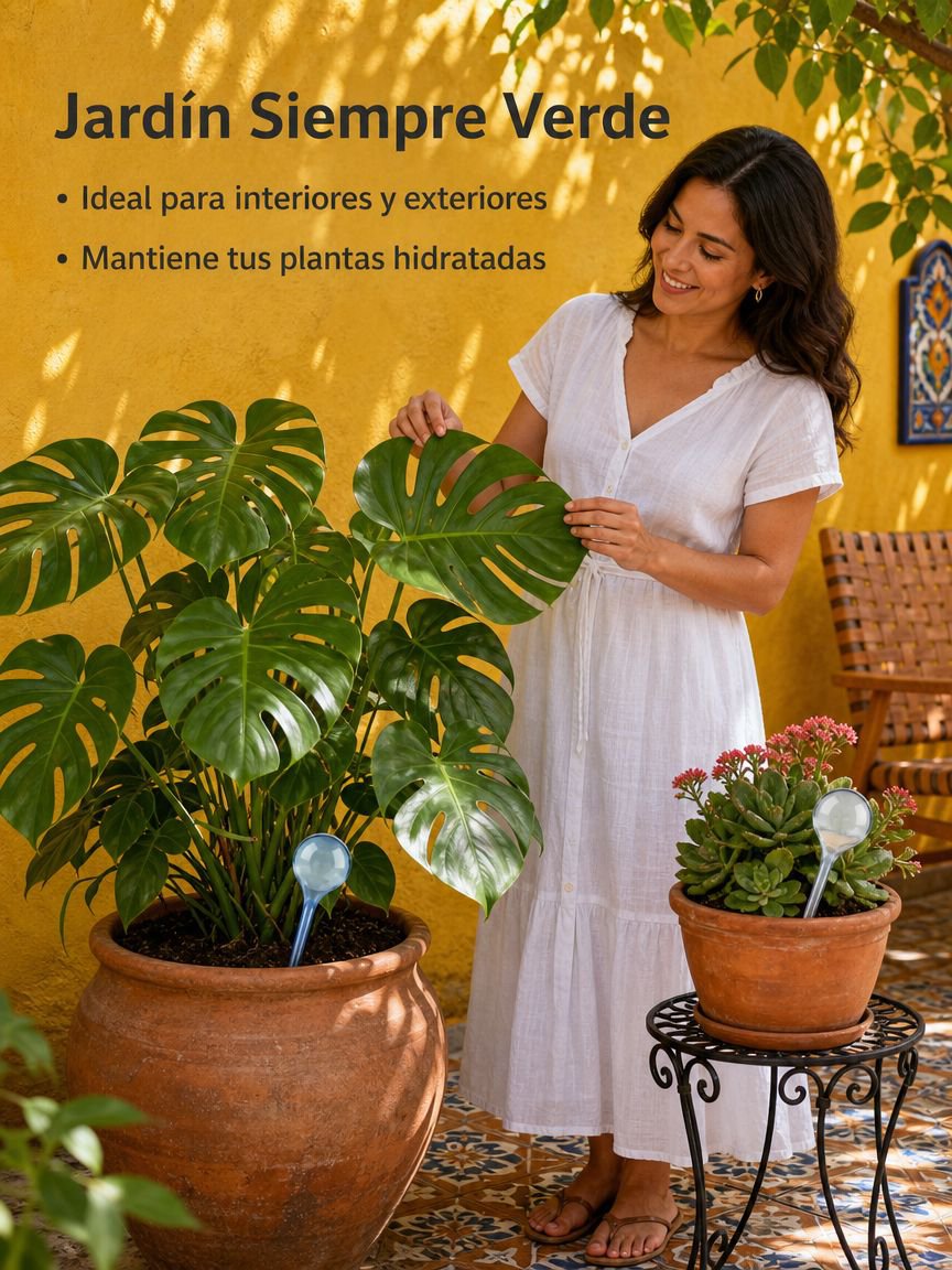 Dispositivo de riego inteligente para jardinería