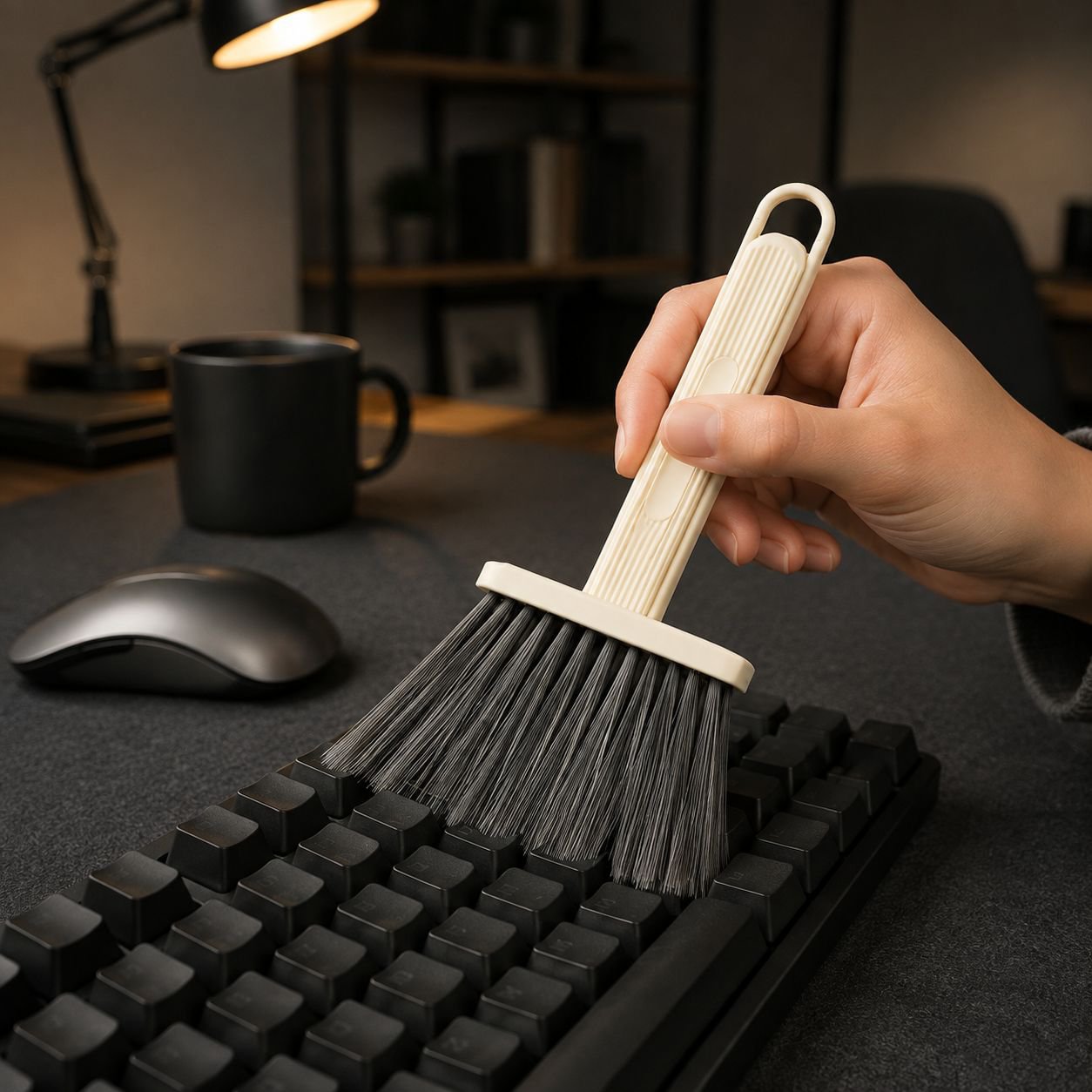 Brosse de nettoyage des fentes pour cuisine, accessoire ménager efficace