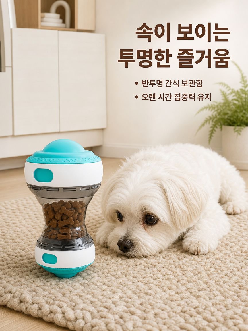반려동물 친화적인 사료 배출 공