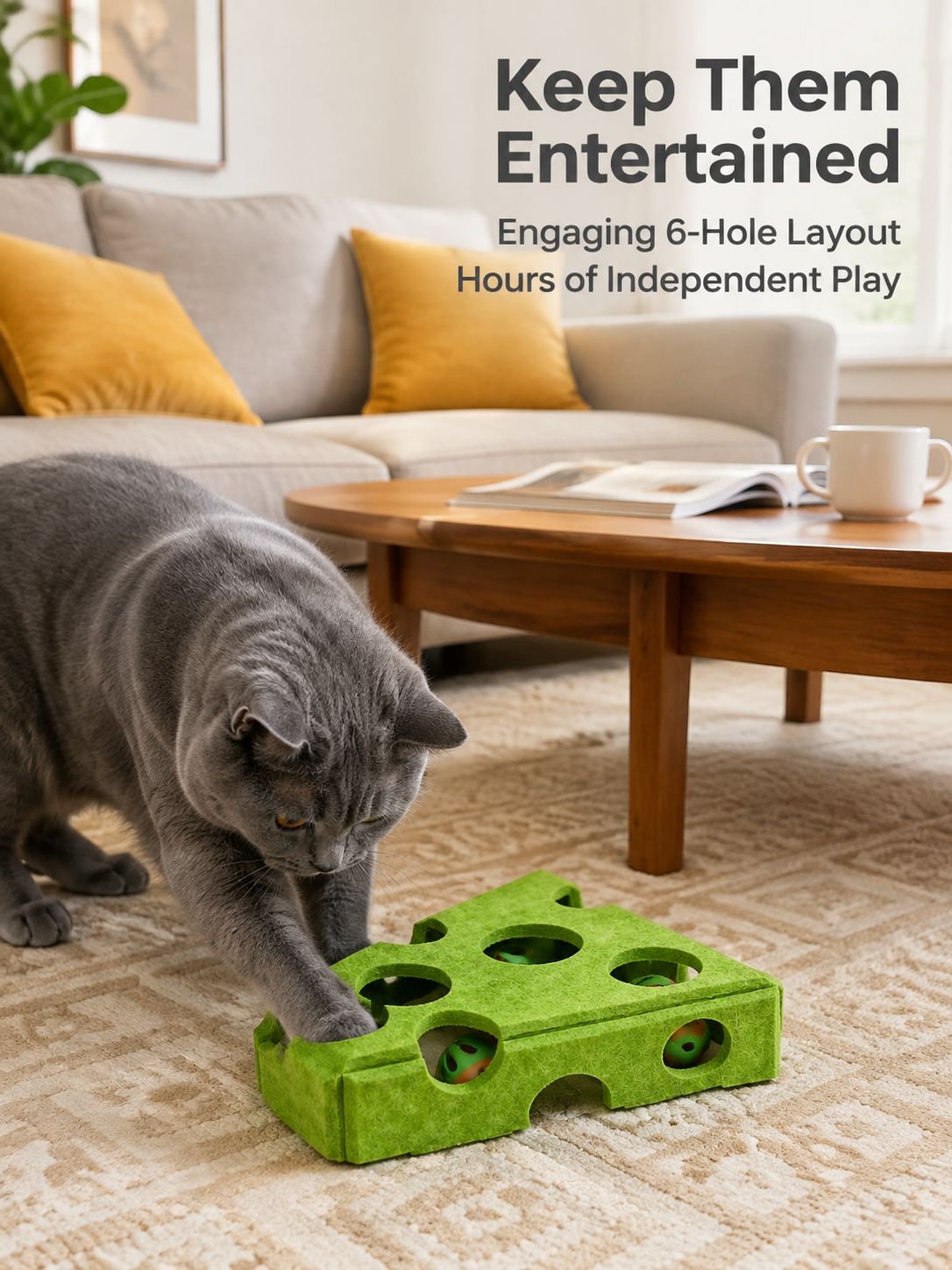Cat Solo Play Gacha Toy