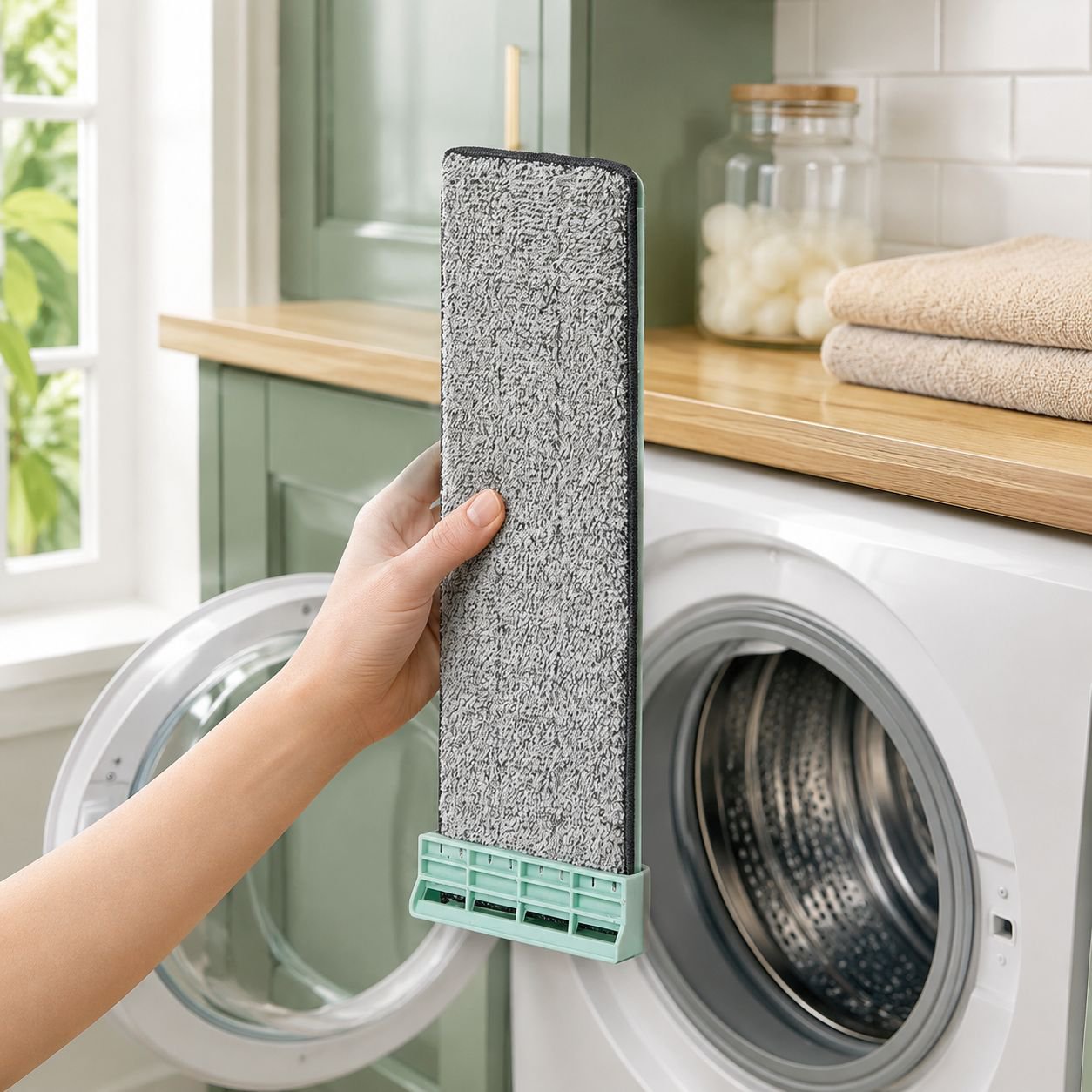 Serpillière nettoyage rapide pour sols en bois
