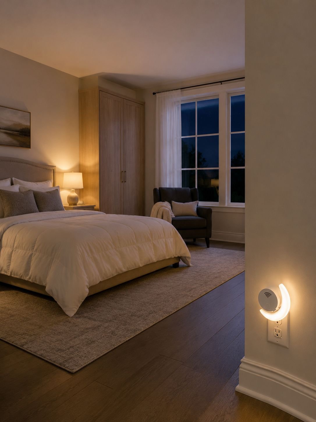 Plug-in night light with mosquito repellent function