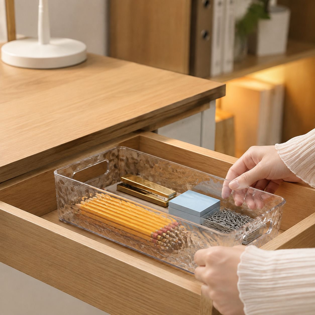 Multi-purpose Stationery & Socks Drawer Storage Box
