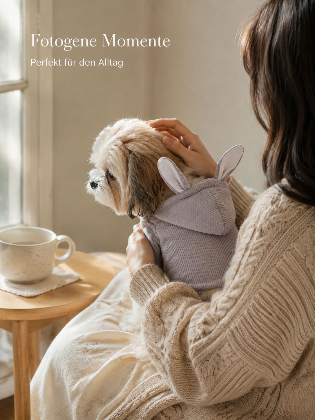 Bequeme Katzenkleidung und Hundekleidung aus weichem Stoff