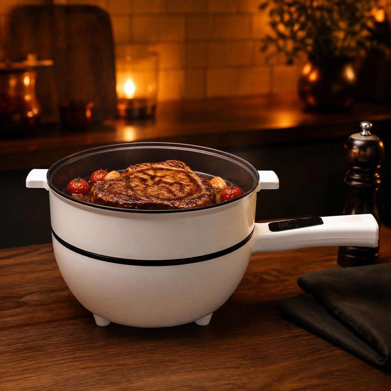 Automatic Multifunctional Electric Frying Pan