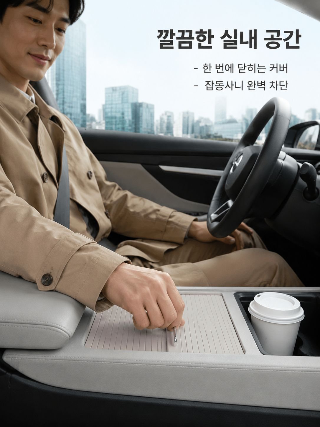 물컵 홀더 당김 접시