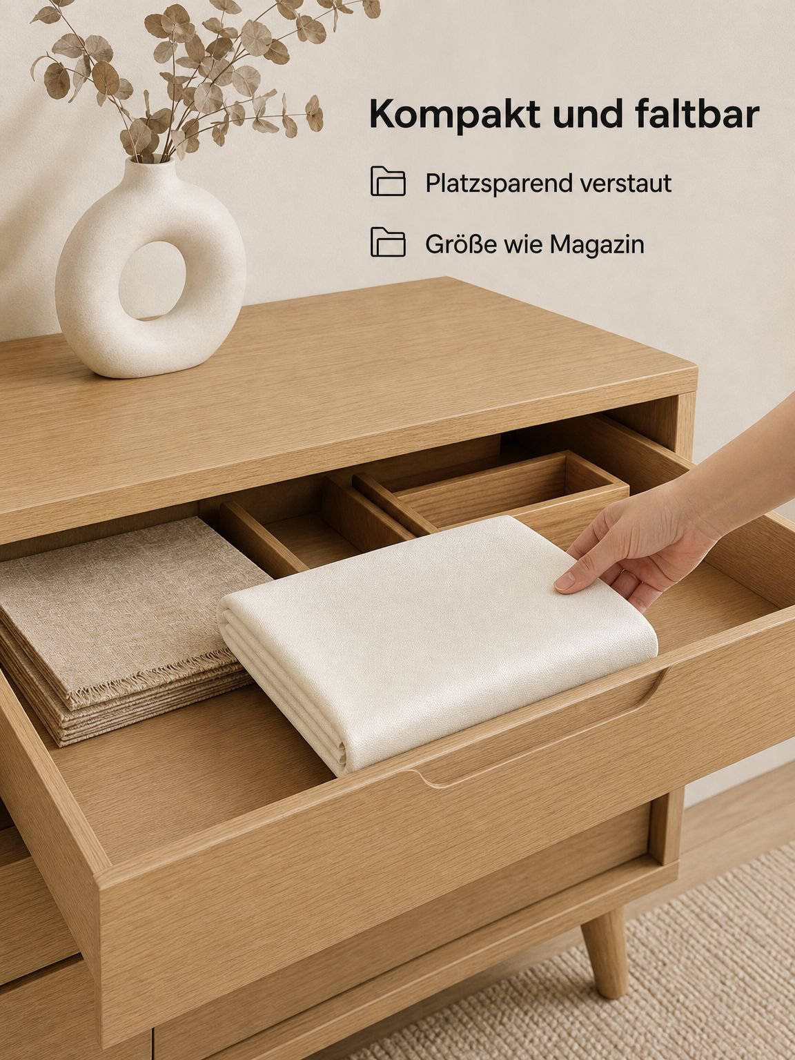Pflegeleichte einfarbige Tischdecke für den täglichen Gebrauch