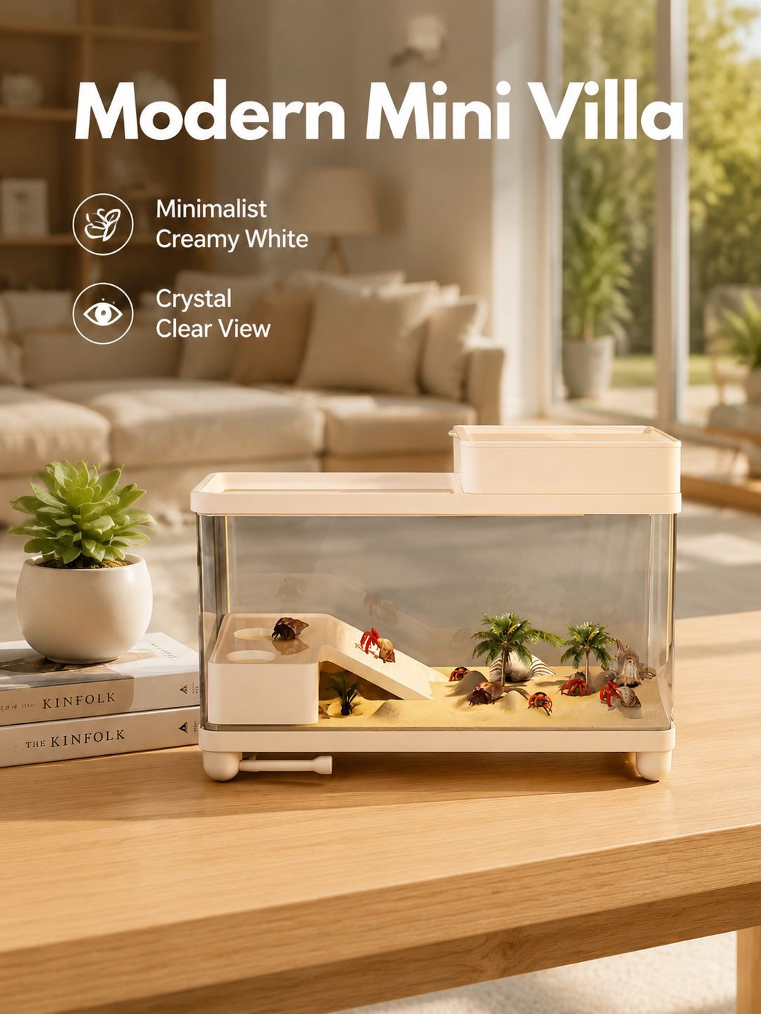 Luxury Villa Style Hermit Crab Turtle Habitat