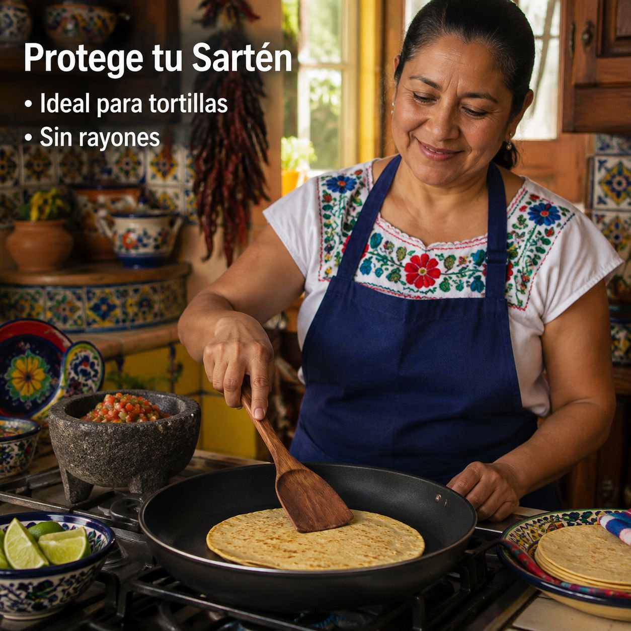 Espátula de madera para cocina