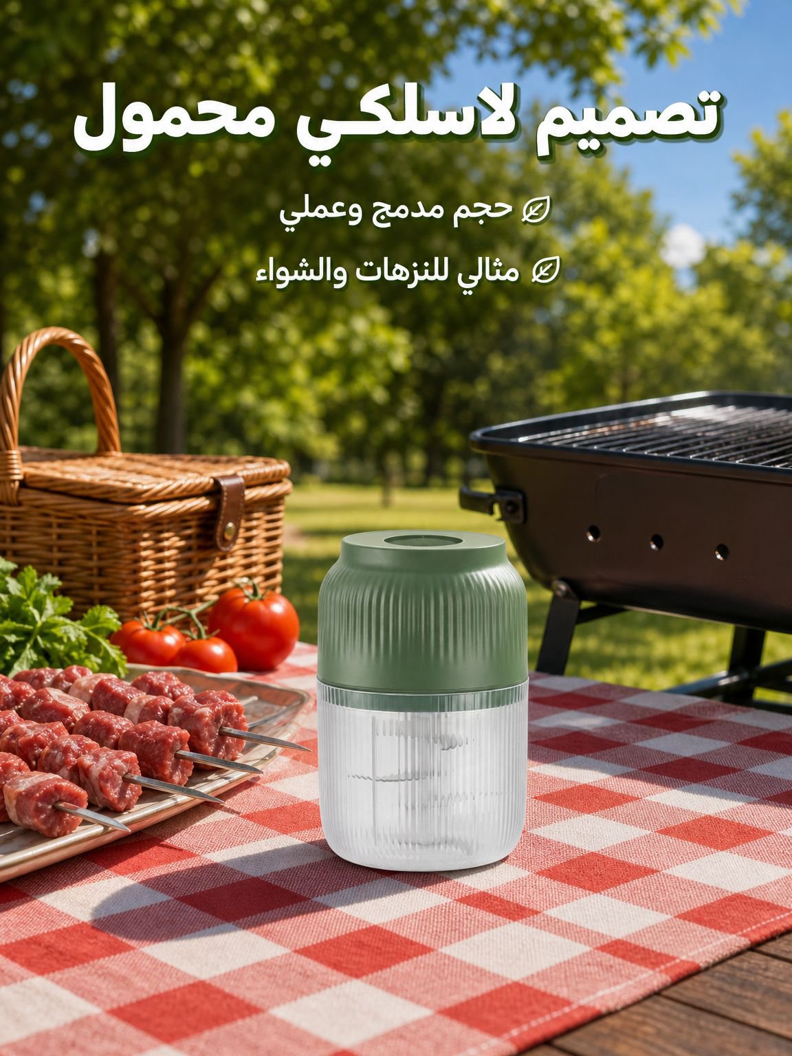 خلاط كهربائي لاسلكي متعددة الاستخدامات