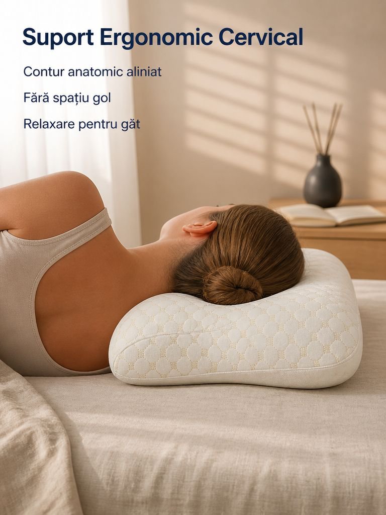 Pernă perforată pentru protecția urechilor