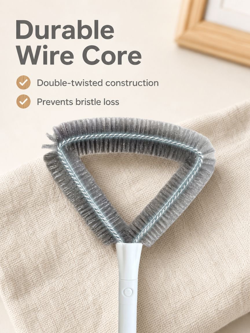 Reusable and washable window screen brush for home