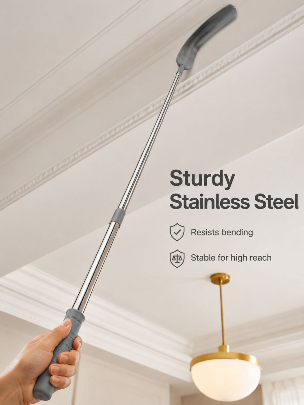Extendable and extended gap duster