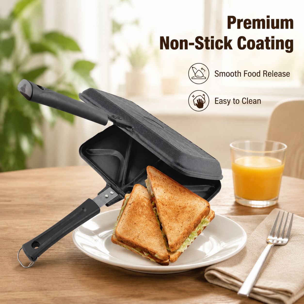 Multi-function Double-sided Sandwich Pan