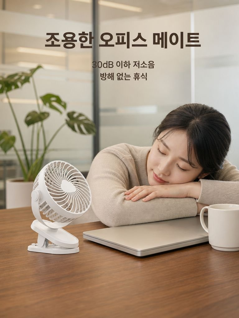 휴대용 미니 데스크 팬