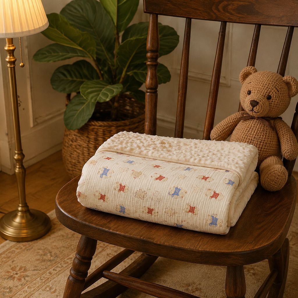 DouDou blanket, baby blanket, all seasons, pure cotton gauze quilt, air conditioning quilt, spring a