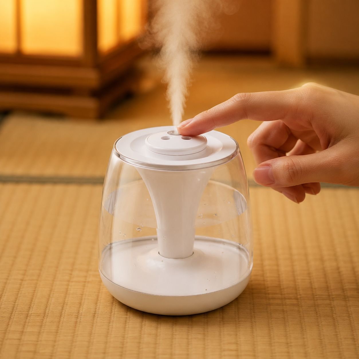 ミニUSBデュアルノズル加湿器 家庭用静音高ミスト加湿器