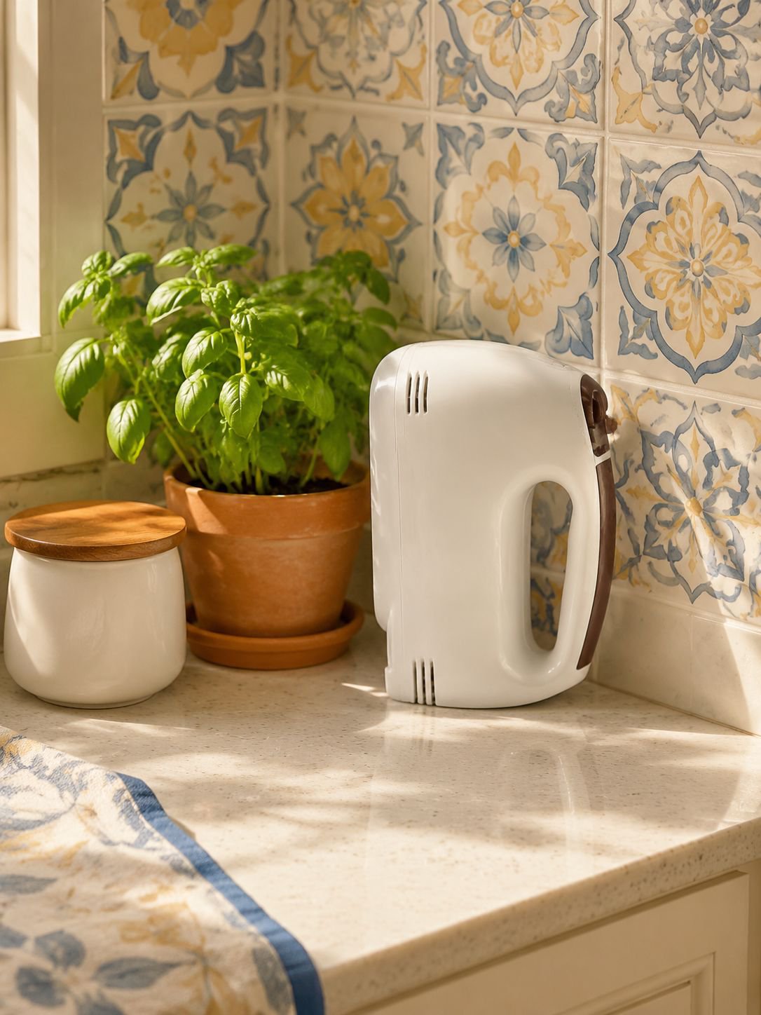Utensilio de cocina eléctrico para espumar bebidas calientes