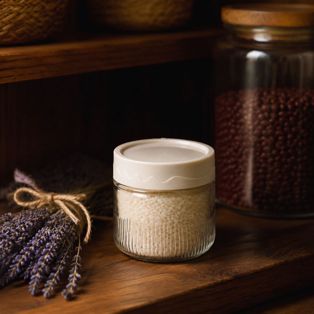 Sealed kitchen jar preventing moisture entry