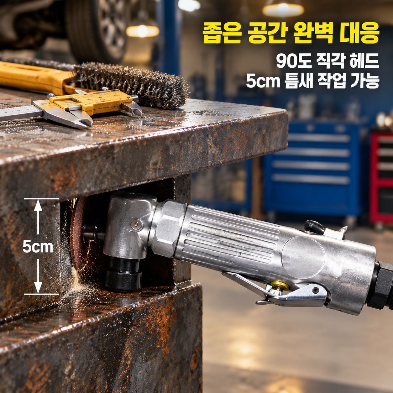 다기능 곡관 연마기