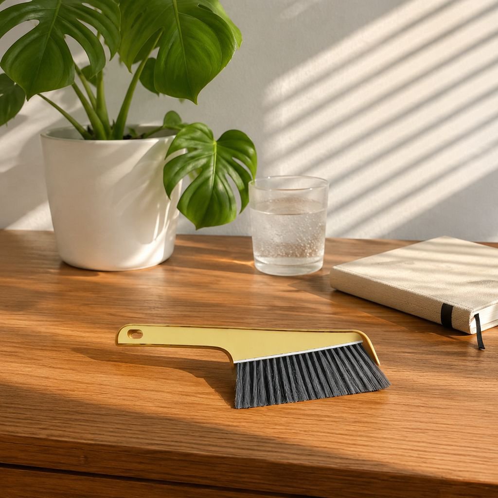 Multi functional perforated dust removal brush