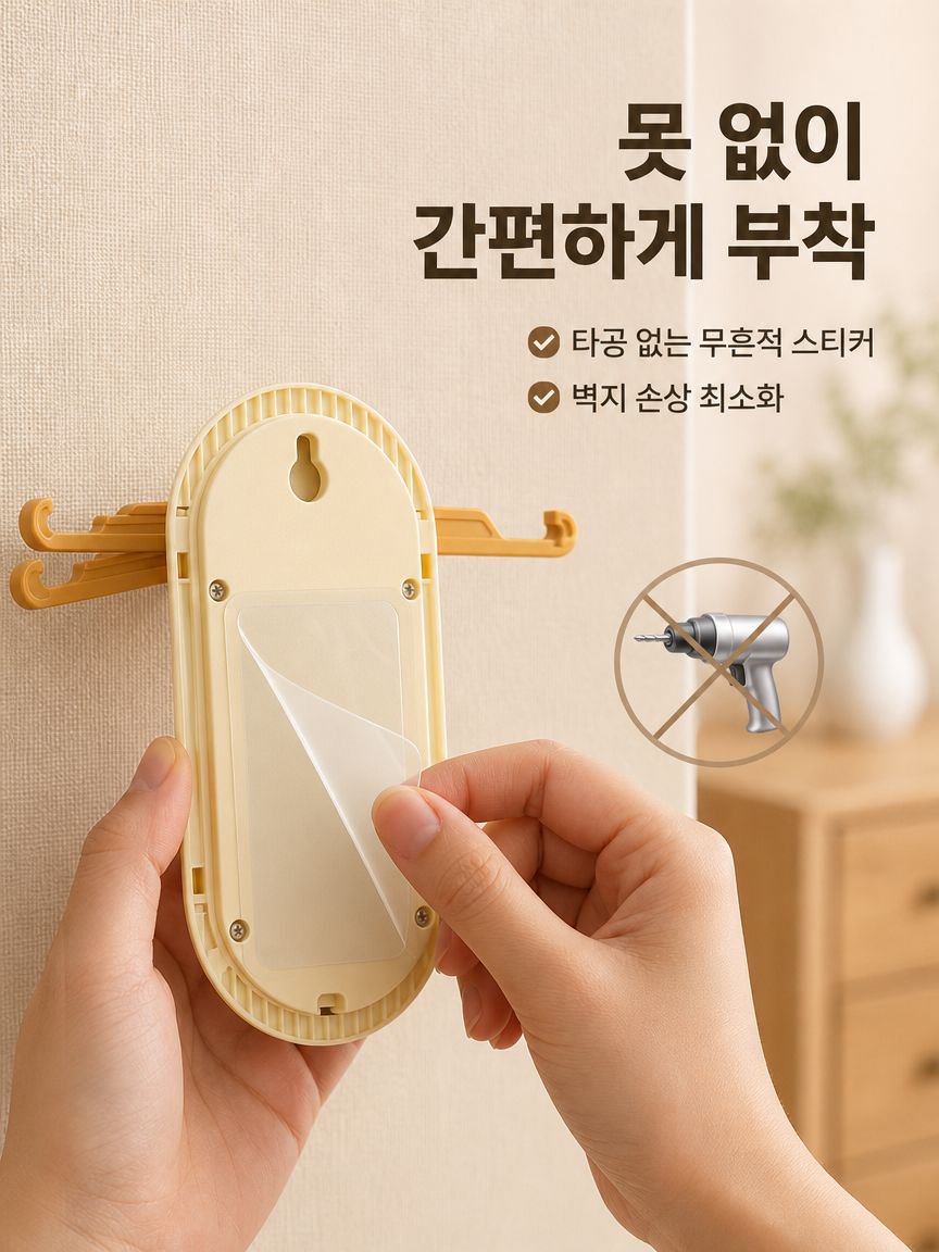 길이조절 다용도 오지 후크
