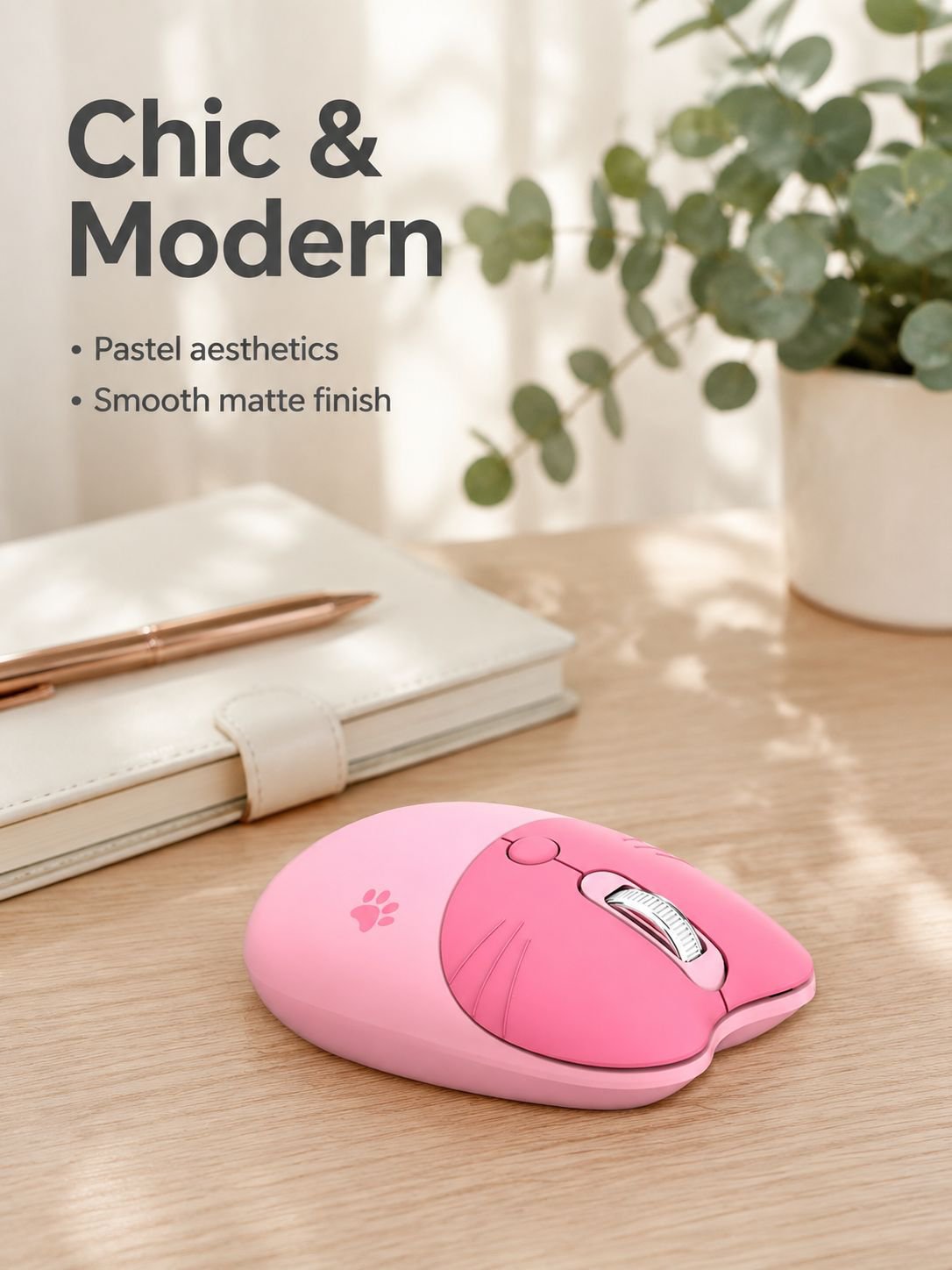 Wireless Mouse Girls Mouse Office Wireless Portable Cute
