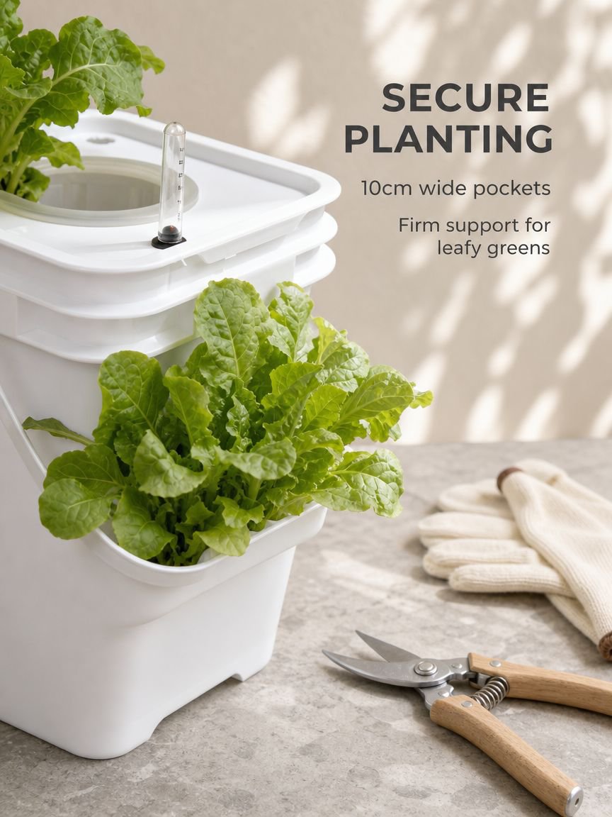 Easy-to-use hydroponic kit assembly parts