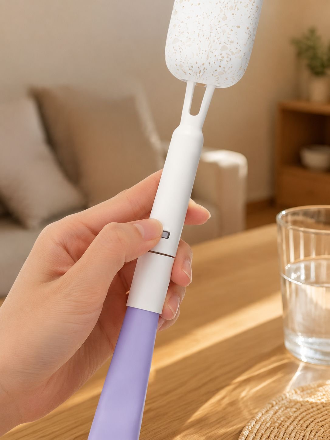 Cepillo ecológico de algodón de pulpa de madera para bebés