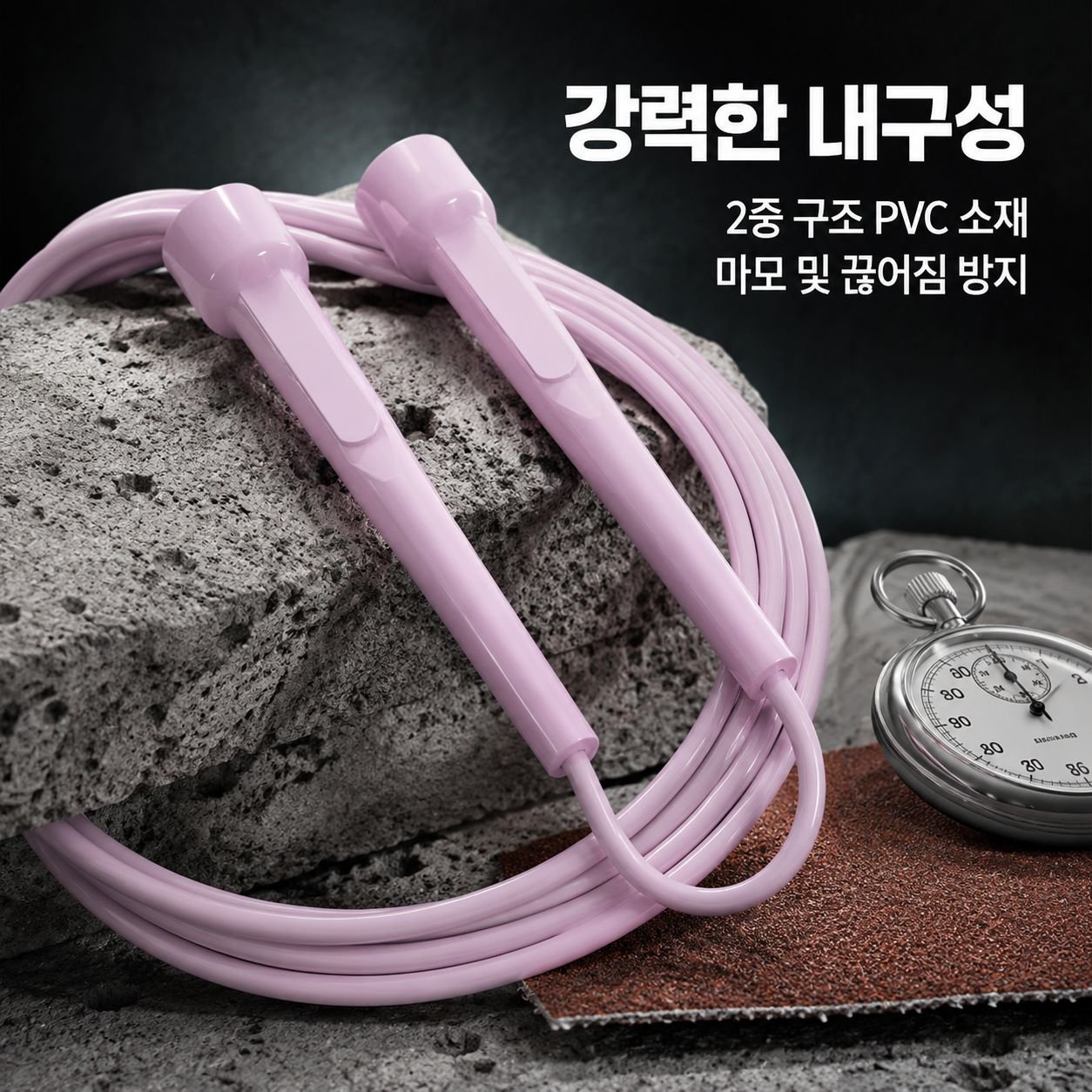6~12세 어린이용 이단식 줄넘기 운동/체육용품