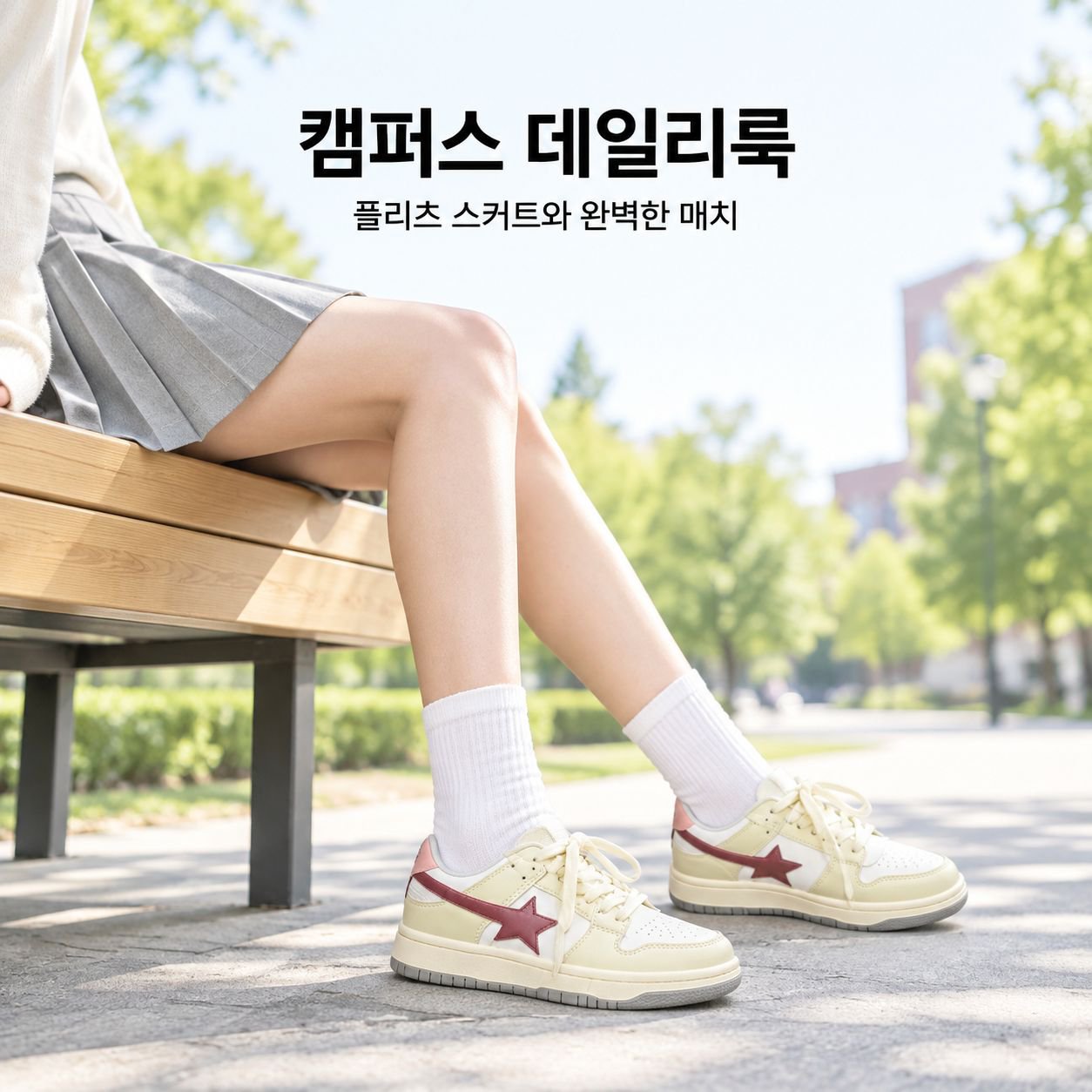 두꺼운 밑창 미국풍 빈티지 스타 보드 신발 학생용 여성 캐주얼 화이트 신발