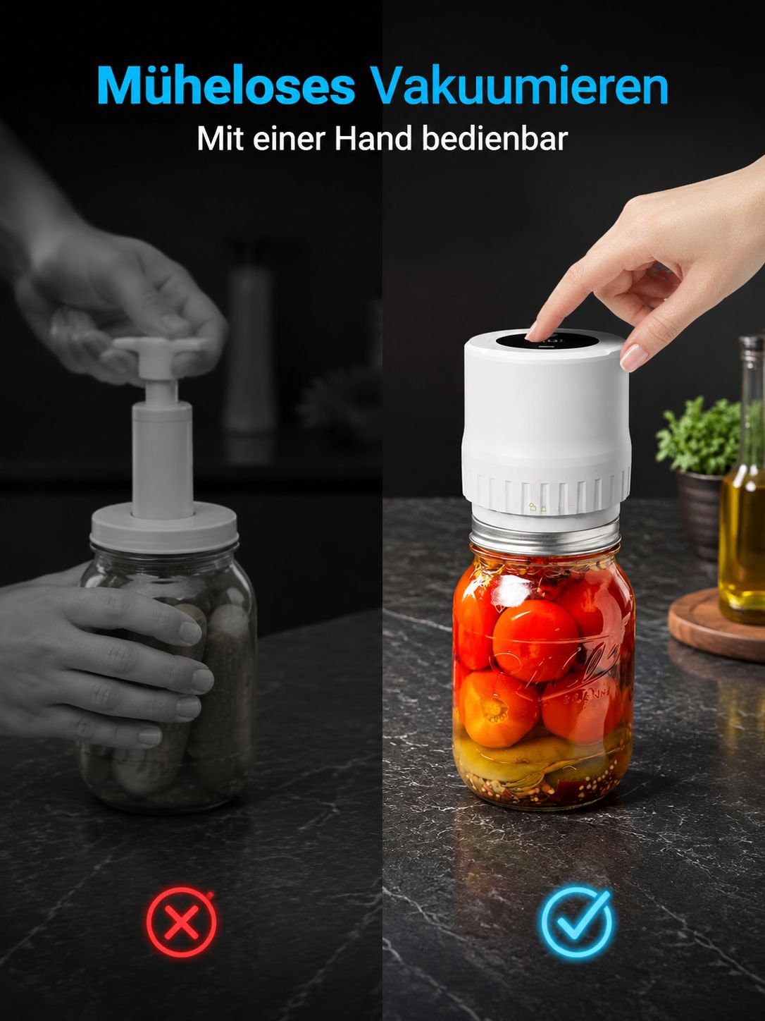 Sicheres Versiegeln von Lebensmitteln im Alltag