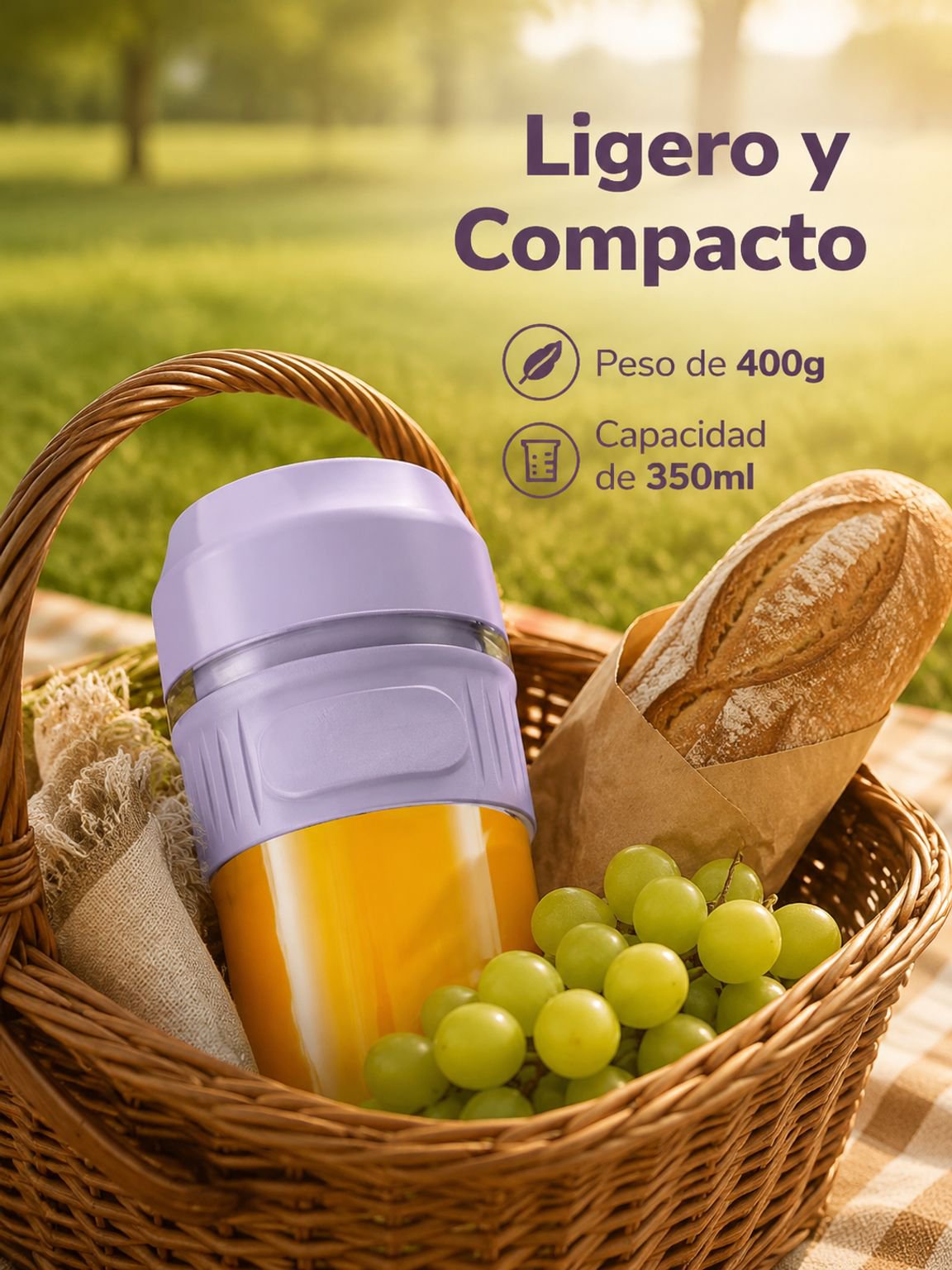 Compact Portable Rechargeable Juice Blender Cup