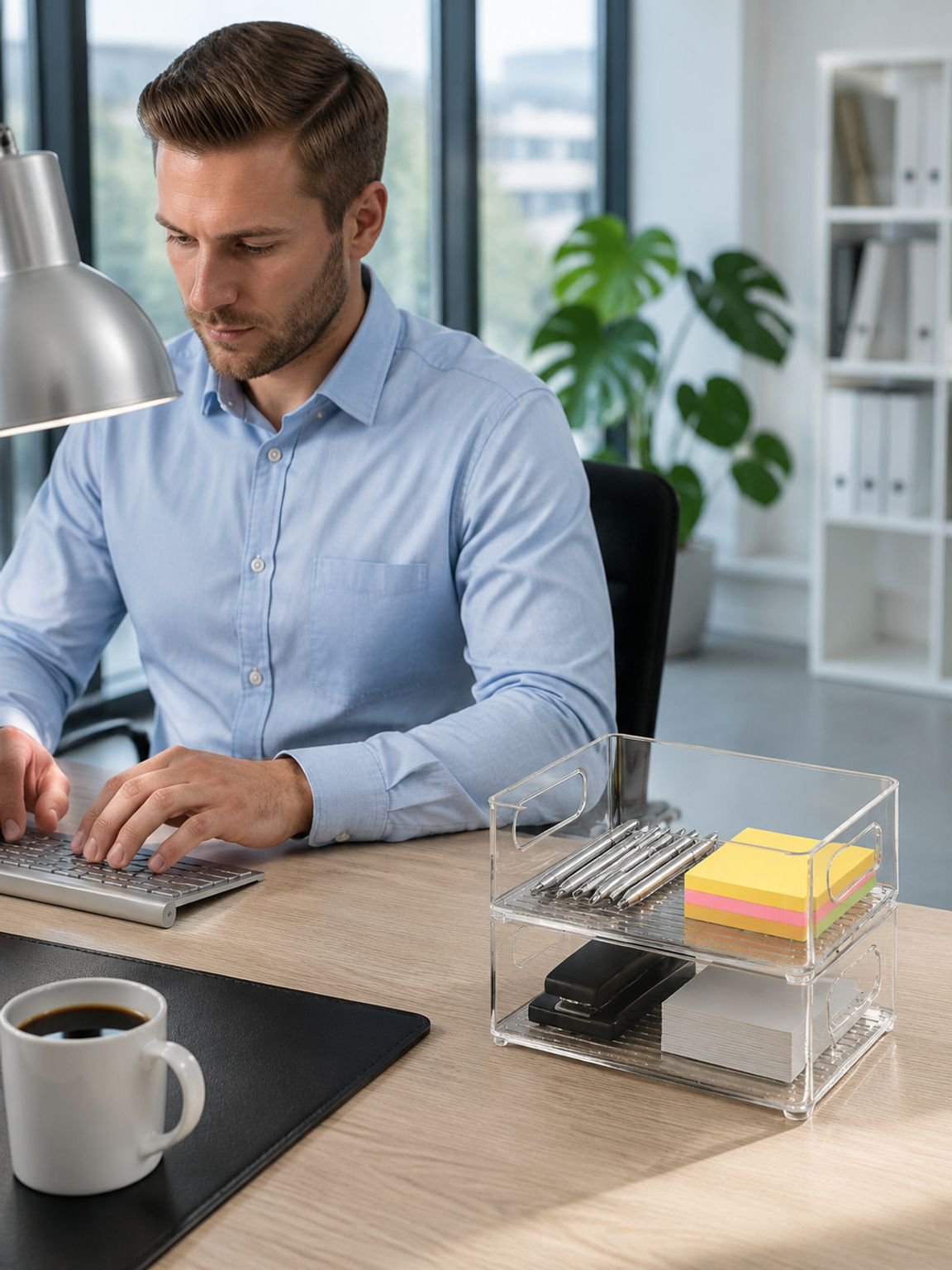 Acryl Schreibtisch-Organizer