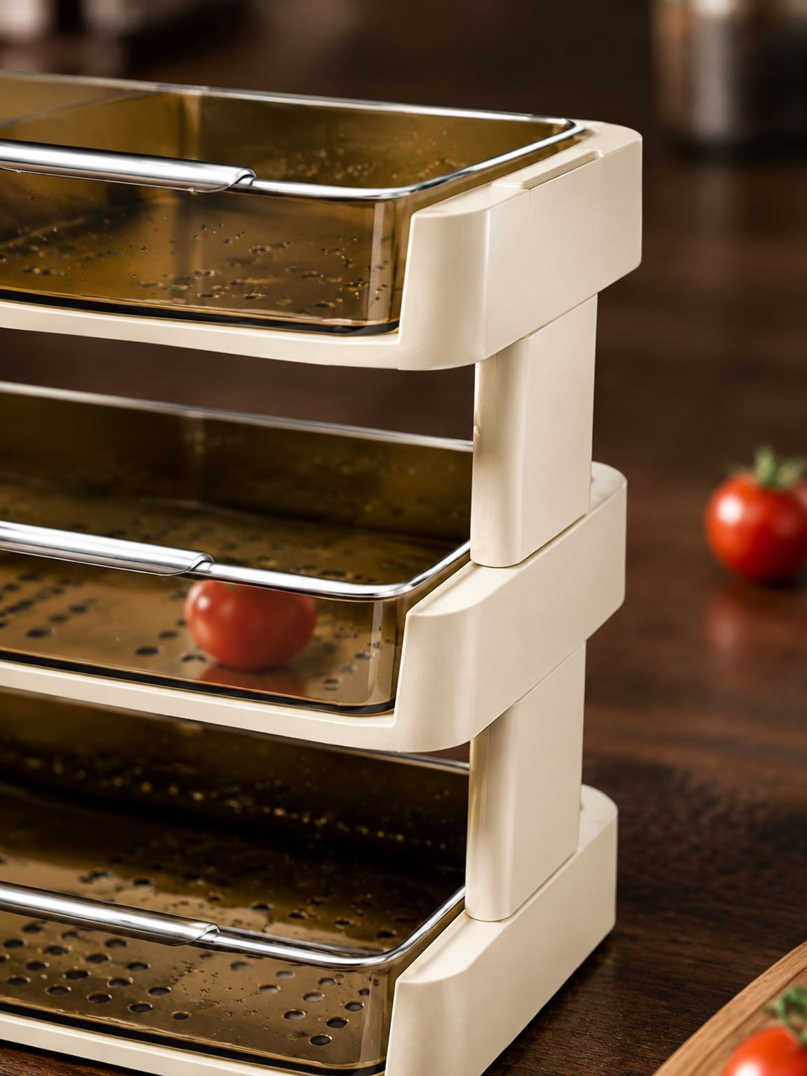 Étagère de rangement multifonctionnelle à plusieurs niveaux pour cuisine