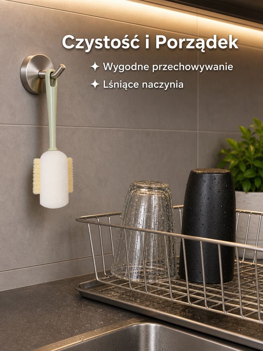 Przenośna szczotka do mycia kubków