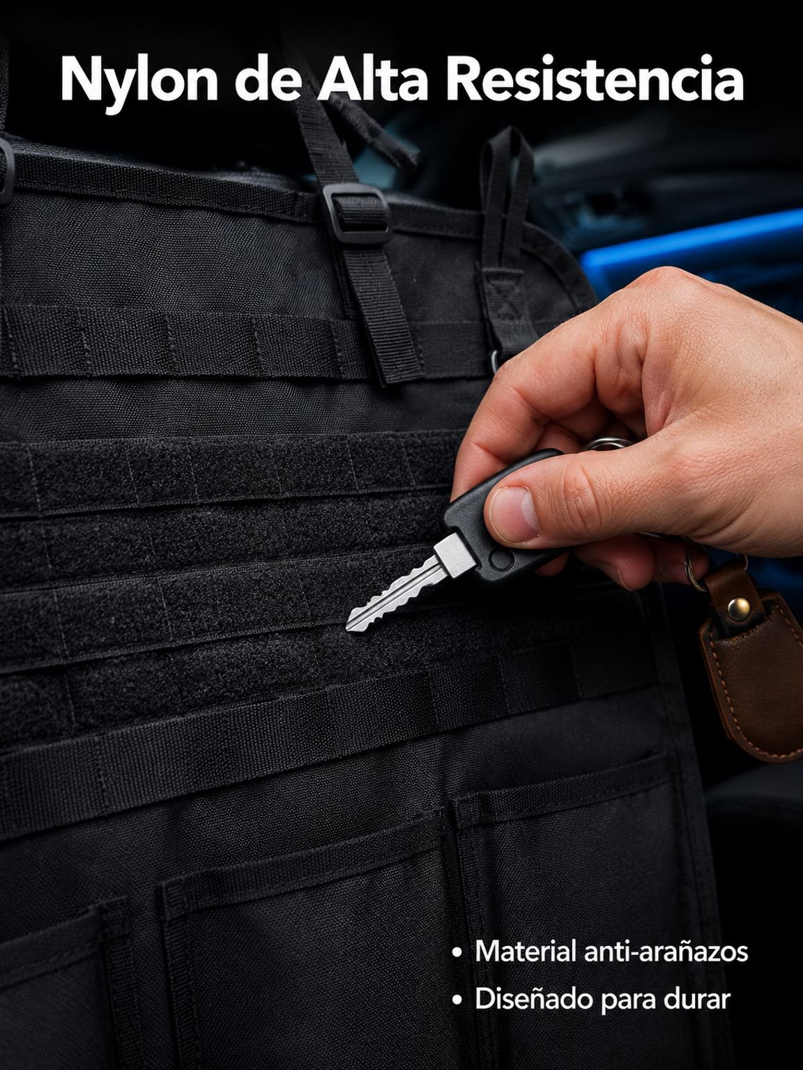 Bolsa colgante para asiento trasero de coche