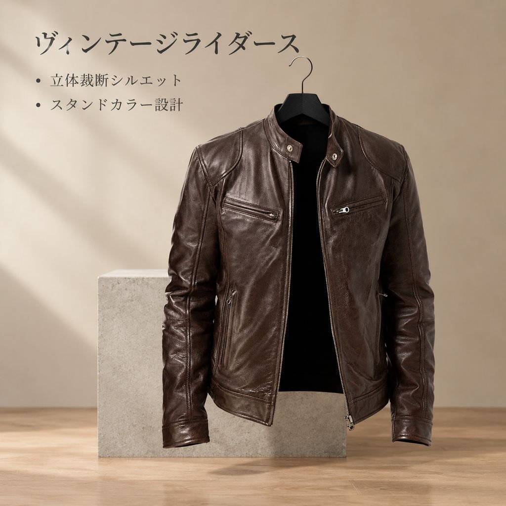 メンズレザージャケット