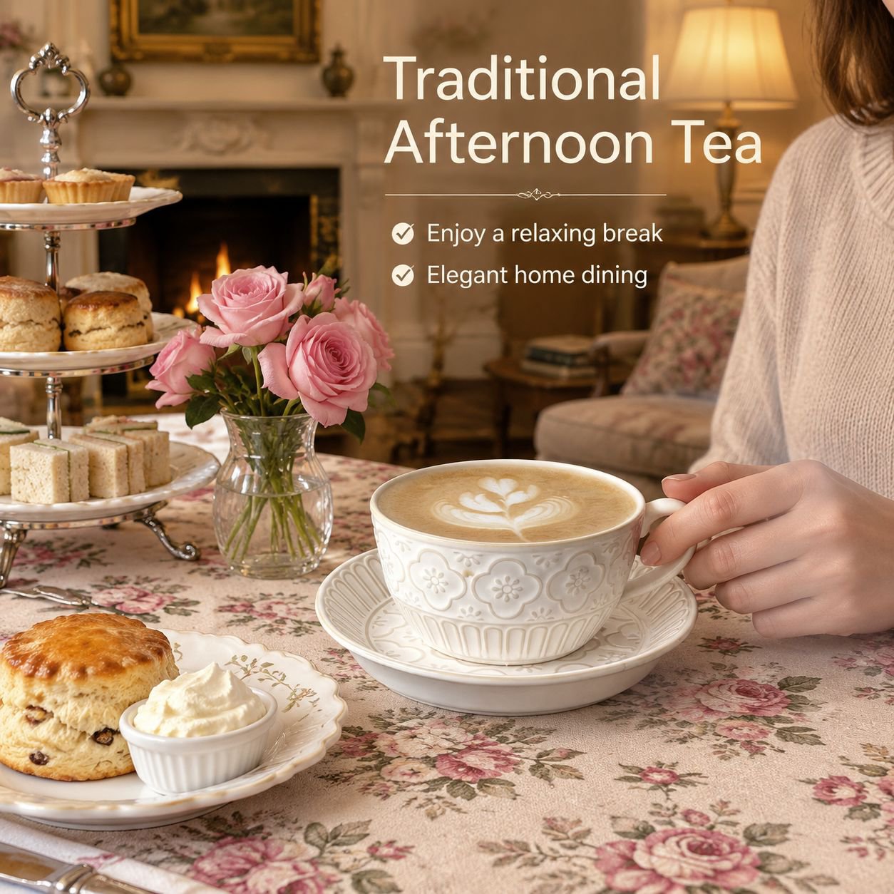 French-style embossed coffee cup and saucer set