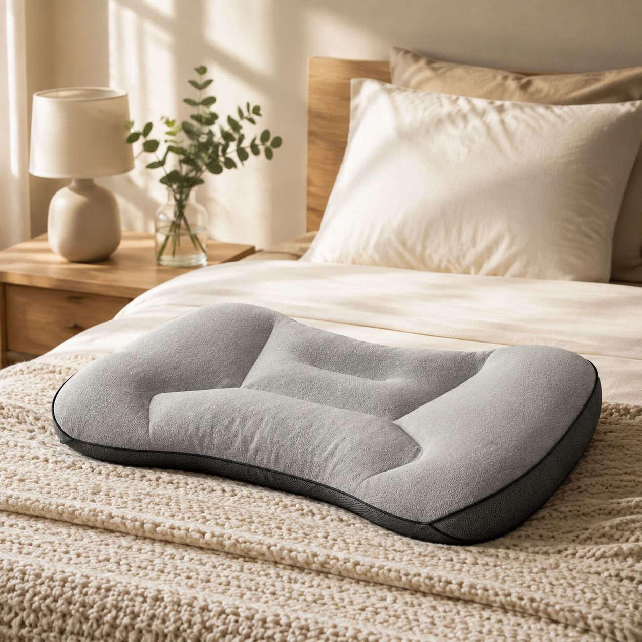 All-Season Black Gold Pillow Core, Breathable Single Pillow