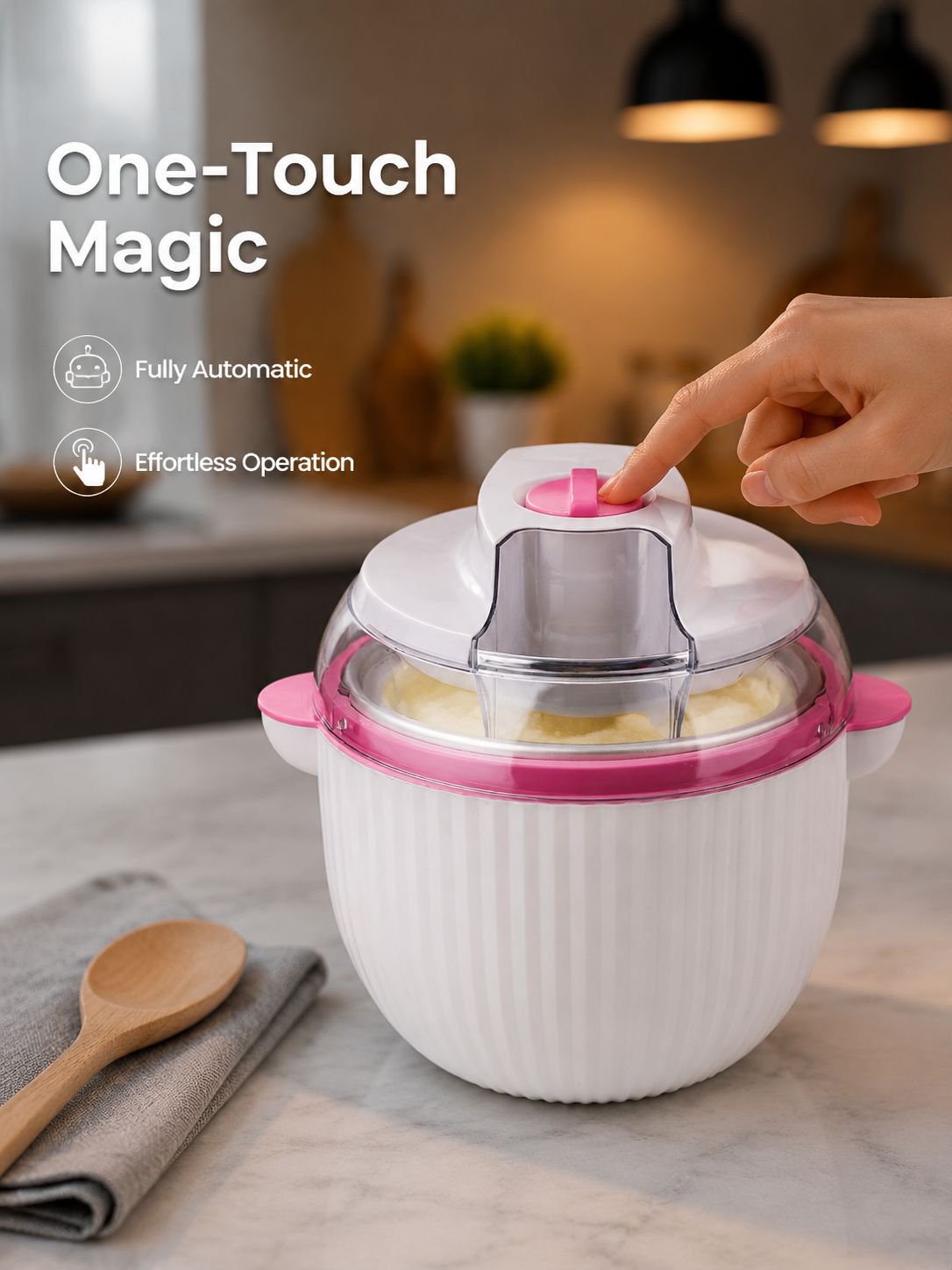  Home Small Fully Automatic Ice Cream Maker