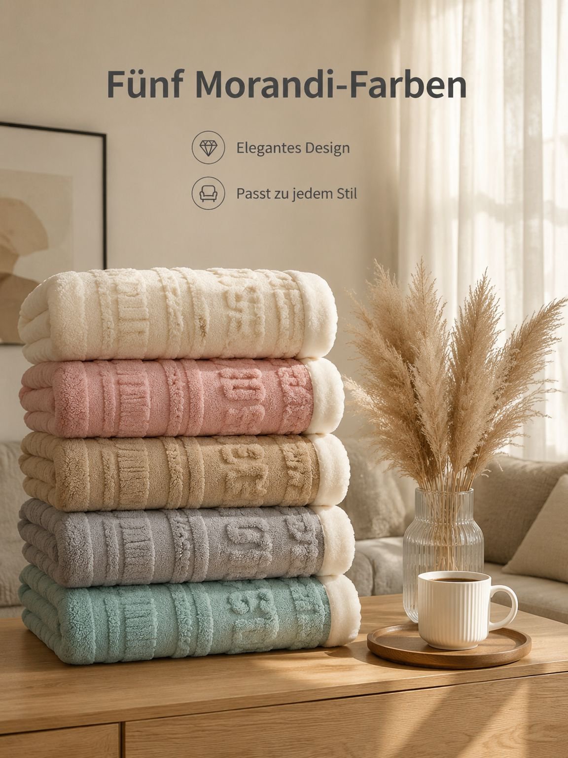 Verdickte Coral Fleece Decke, Kuscheldecke für Sofa, Mittagsschlafdecke für Studentenwohnheim