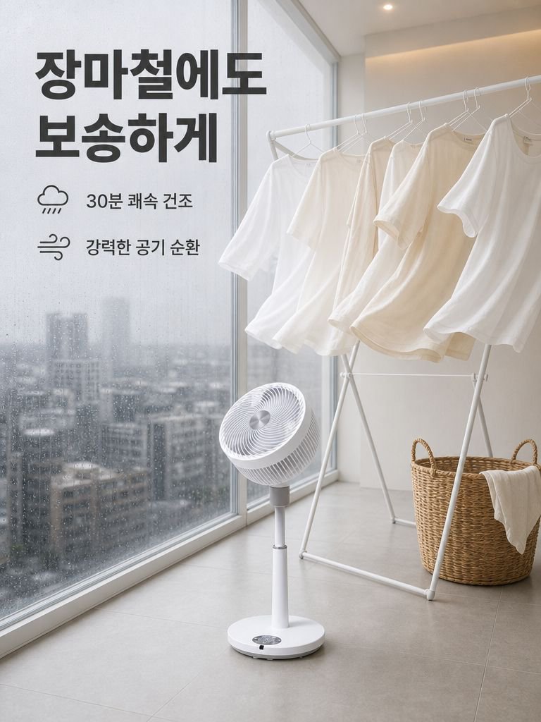 스마트 음성 공기 순환 스탠드 선풍기