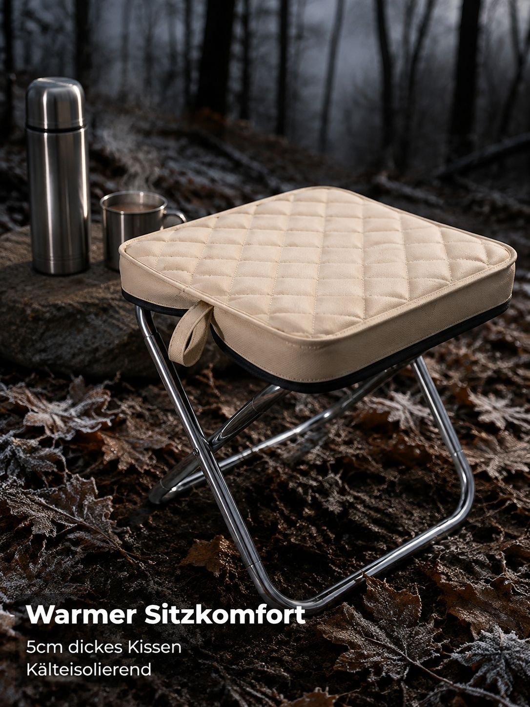 Leichter Klapphocker, tragbarer Klapphocker, tragbarer Outdoor-Hocker für Camping