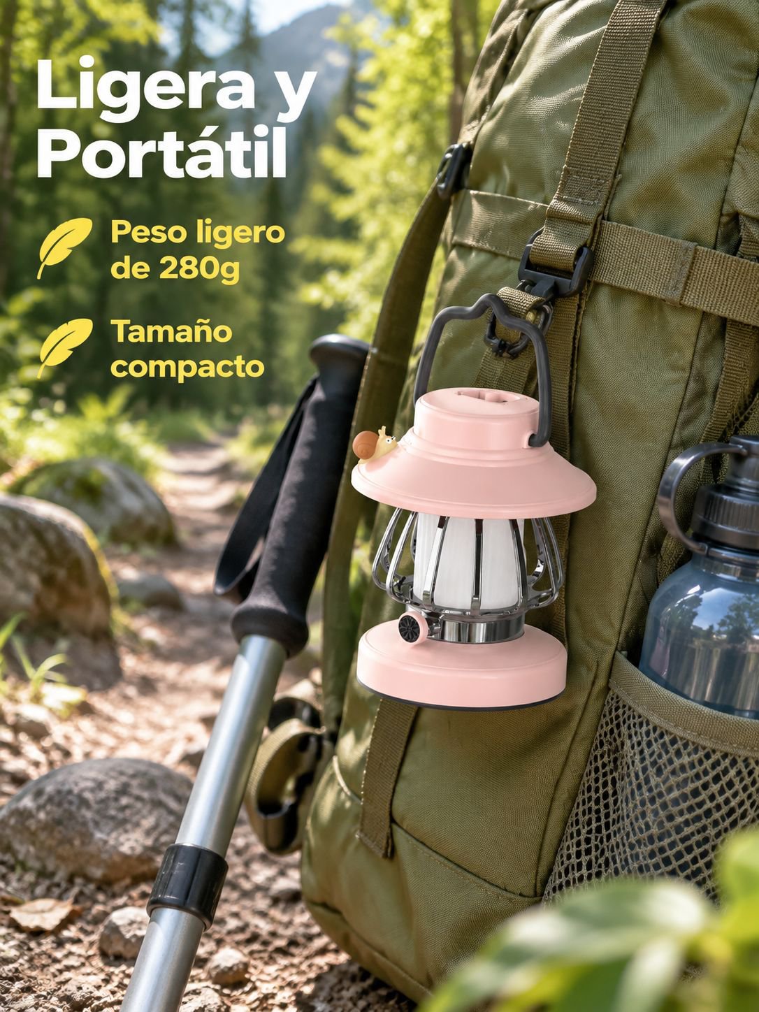 Lámpara portátil para acampar