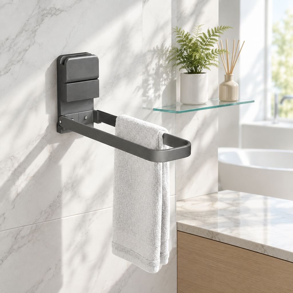 Suction Cup Towel Holder (No Drilling Required)