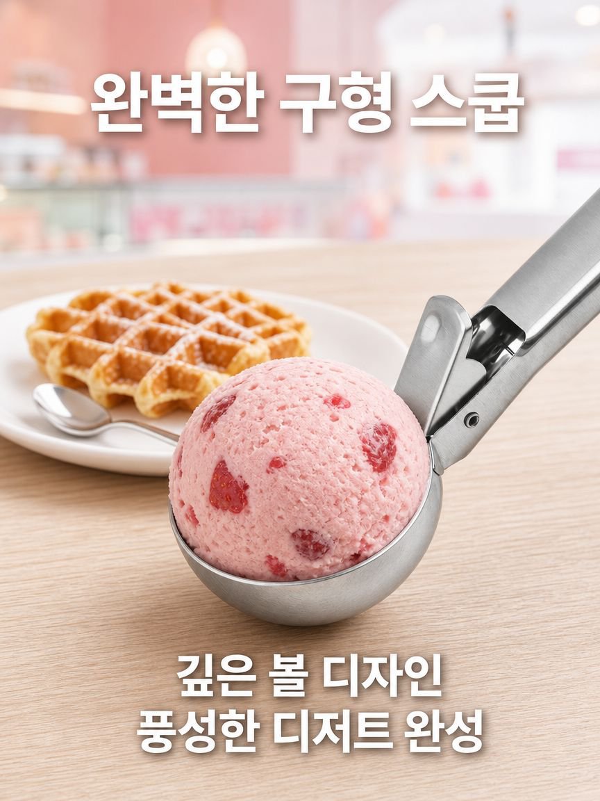 스테인리스 다용도 아이스크림 스쿱