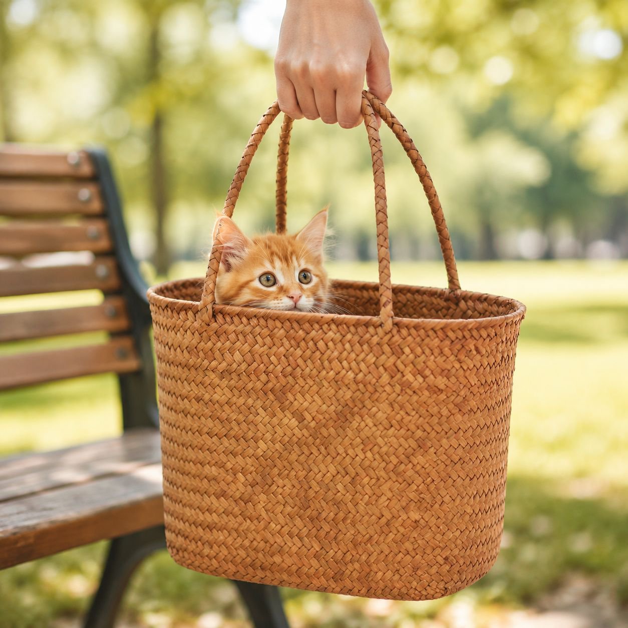 Flower Basket for Photography Props
