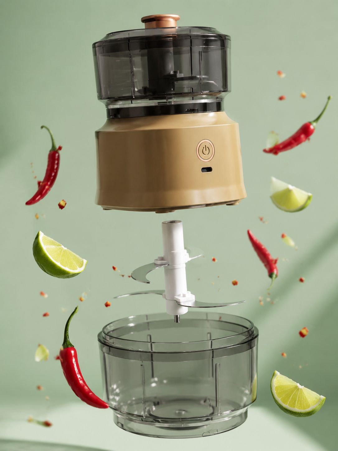 Procesador de alimentos eléctrico inalámbrico multifuncional de marca importada (modelo caliente)